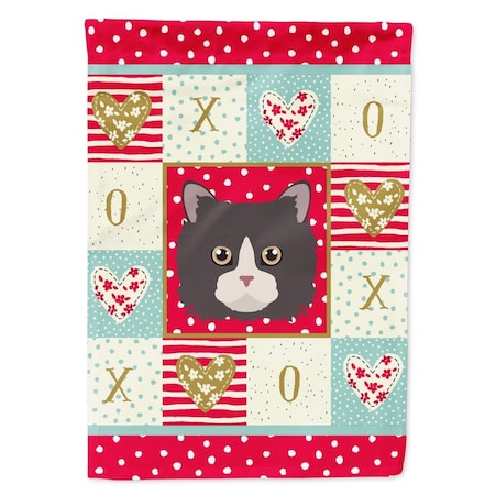 Carolines Treasures 28 x 0.01 x 40 in. Poodle Cat Flag Canvas House Size CK5150CHF